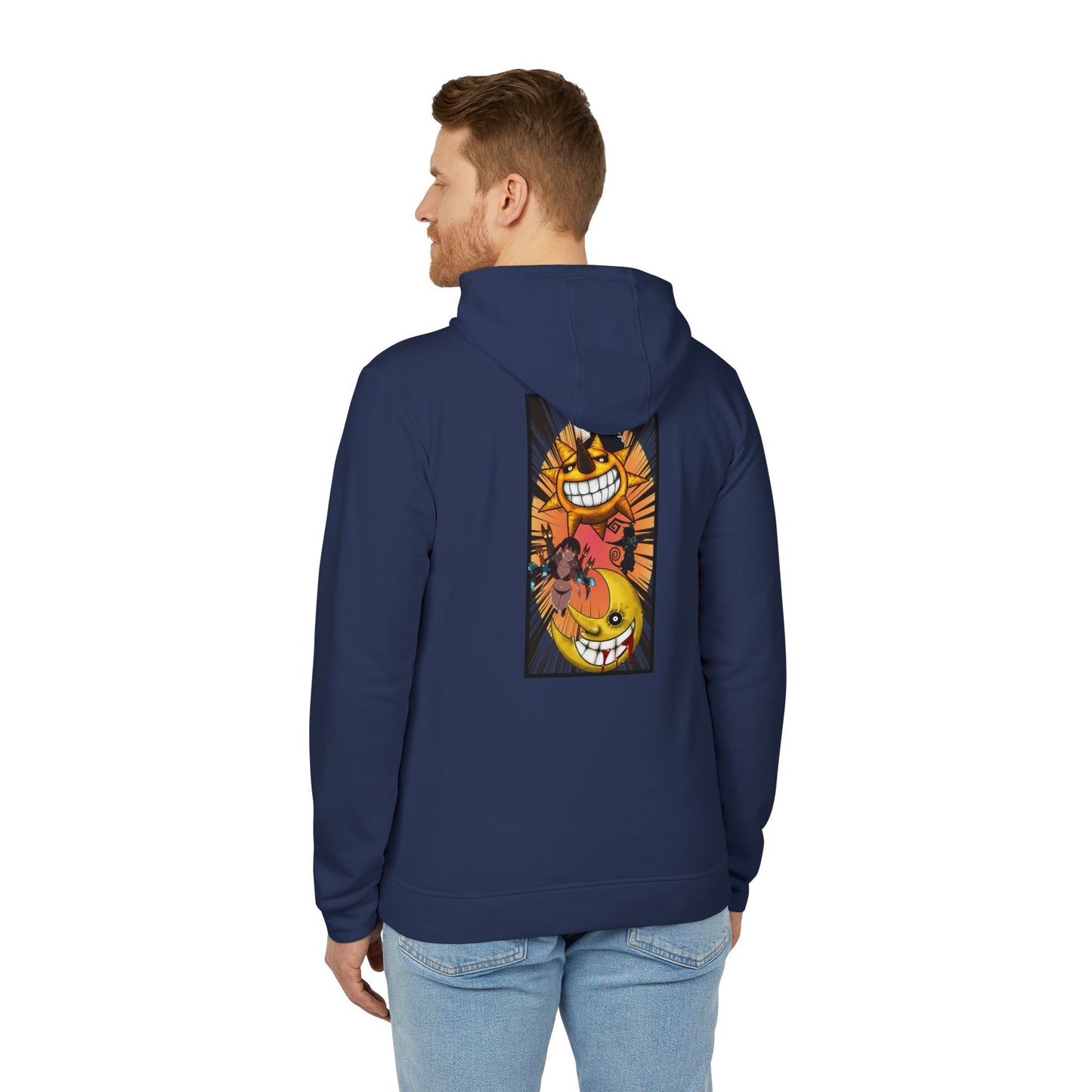 Custom Adidas hoodie (Fire Force x soul eater)