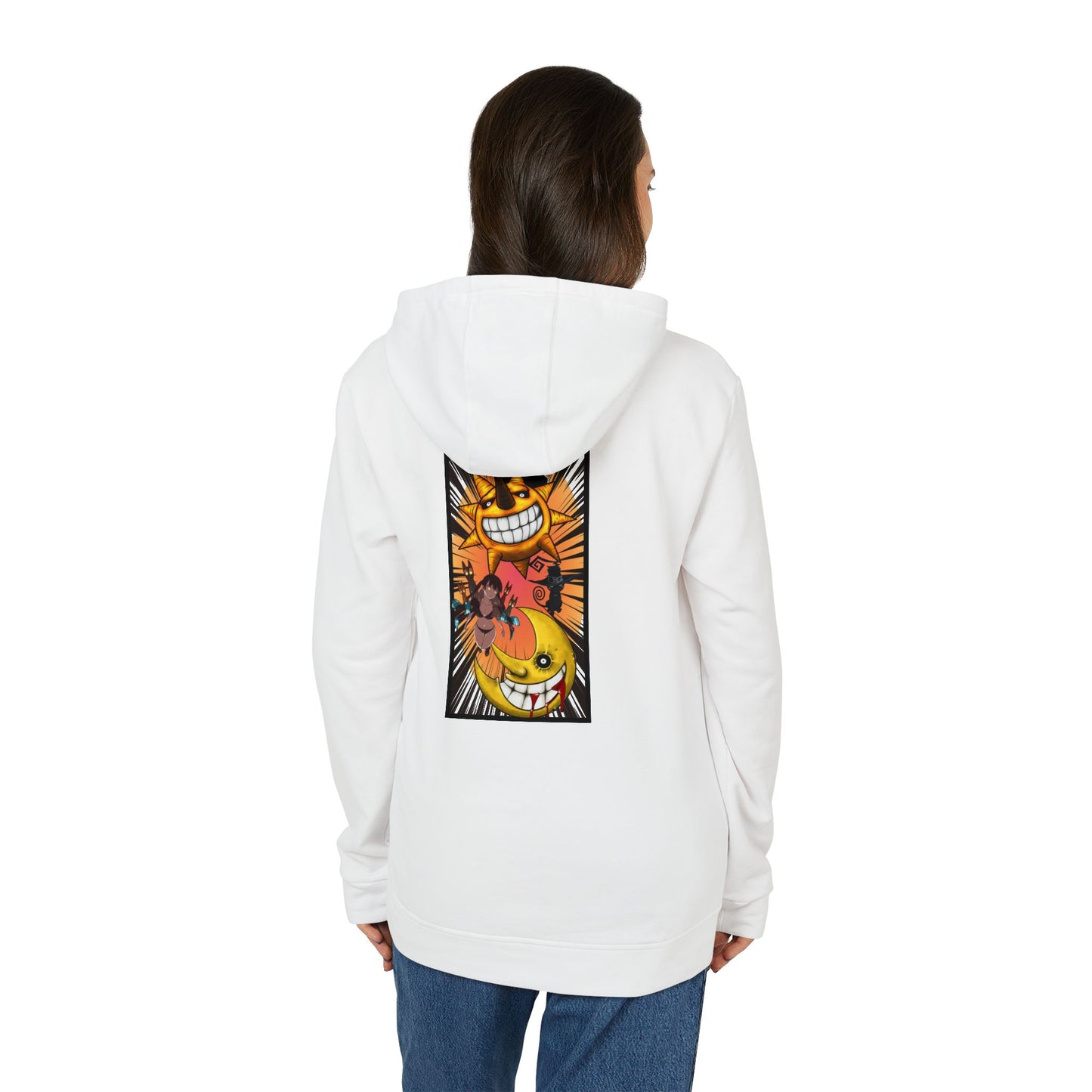 Custom Adidas hoodie (Fire Force x soul eater)