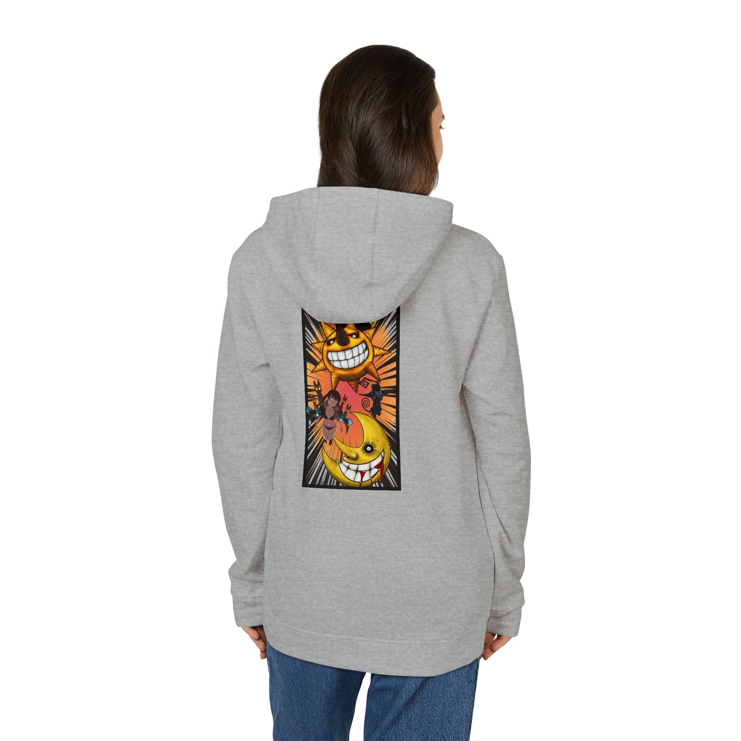 Custom Adidas hoodie (Fire Force x soul eater)