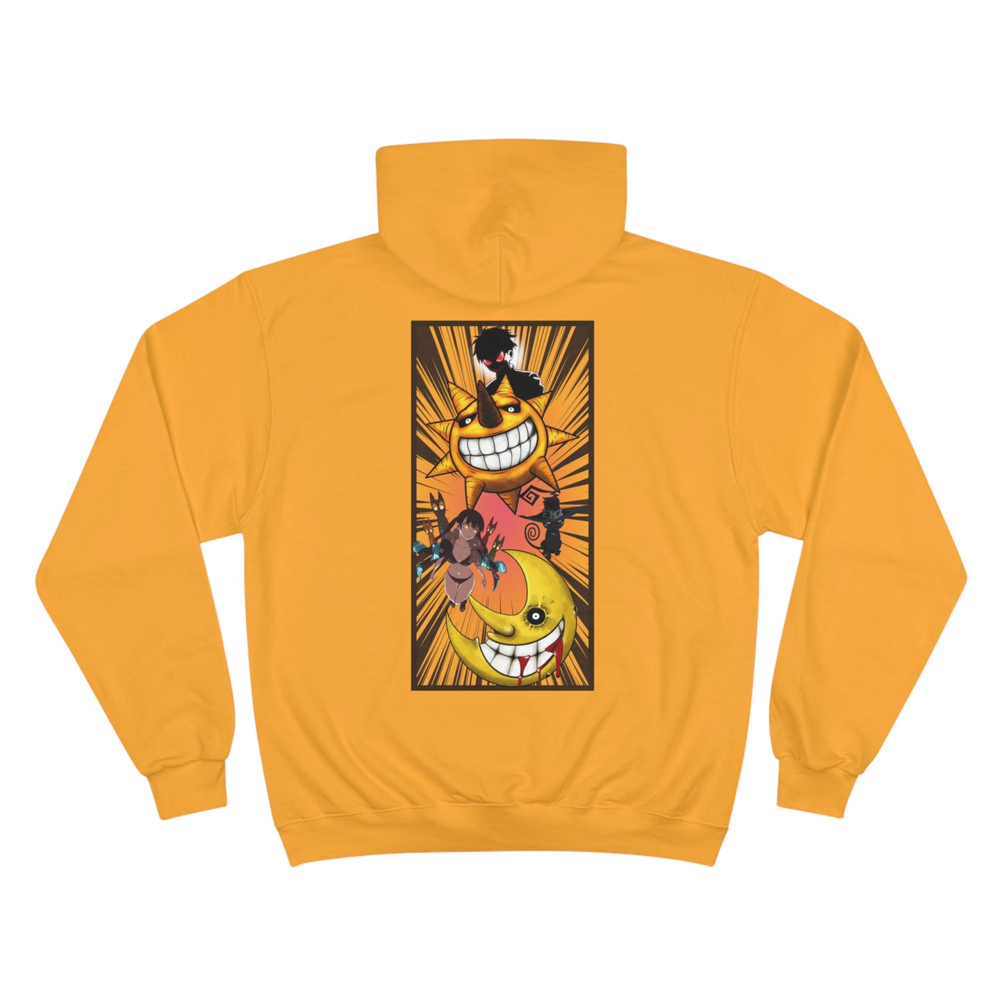 Custom (Fire Force x Soul Eater ) on champion hoodie