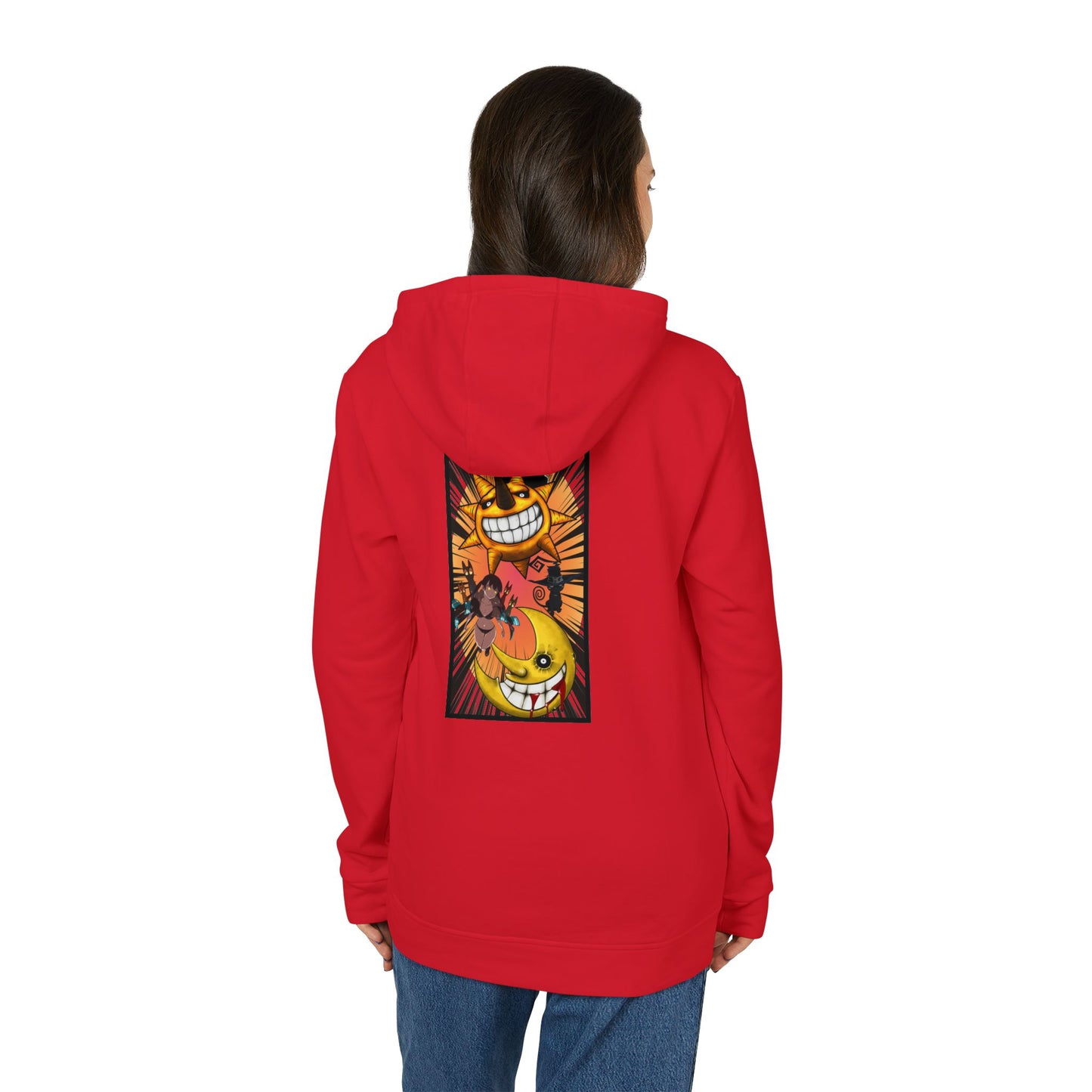 Custom Adidas hoodie (Fire Force x soul eater)