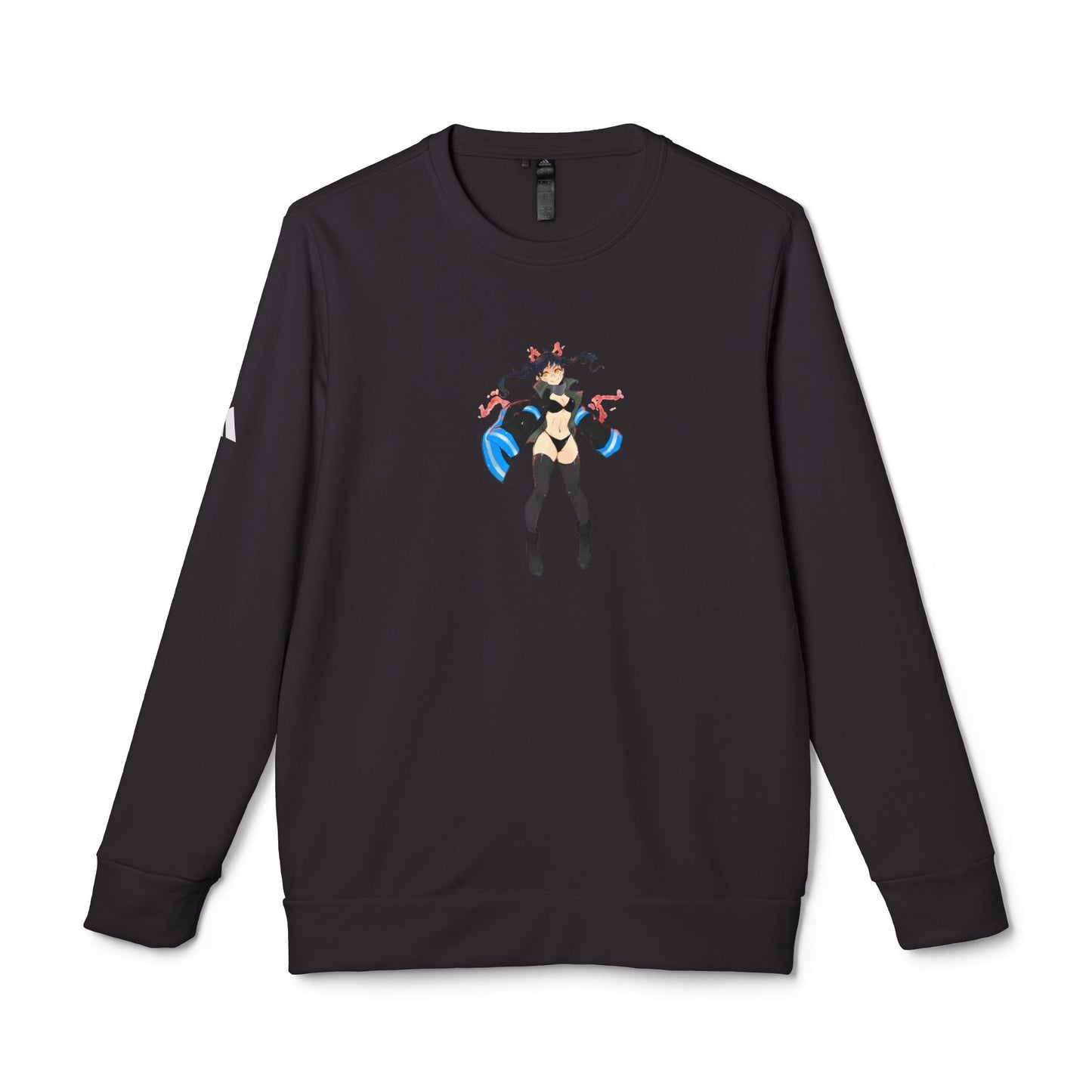 (Fire Force X Soul Eater) on Custom Addidas - Black / XS - Sweatshirt