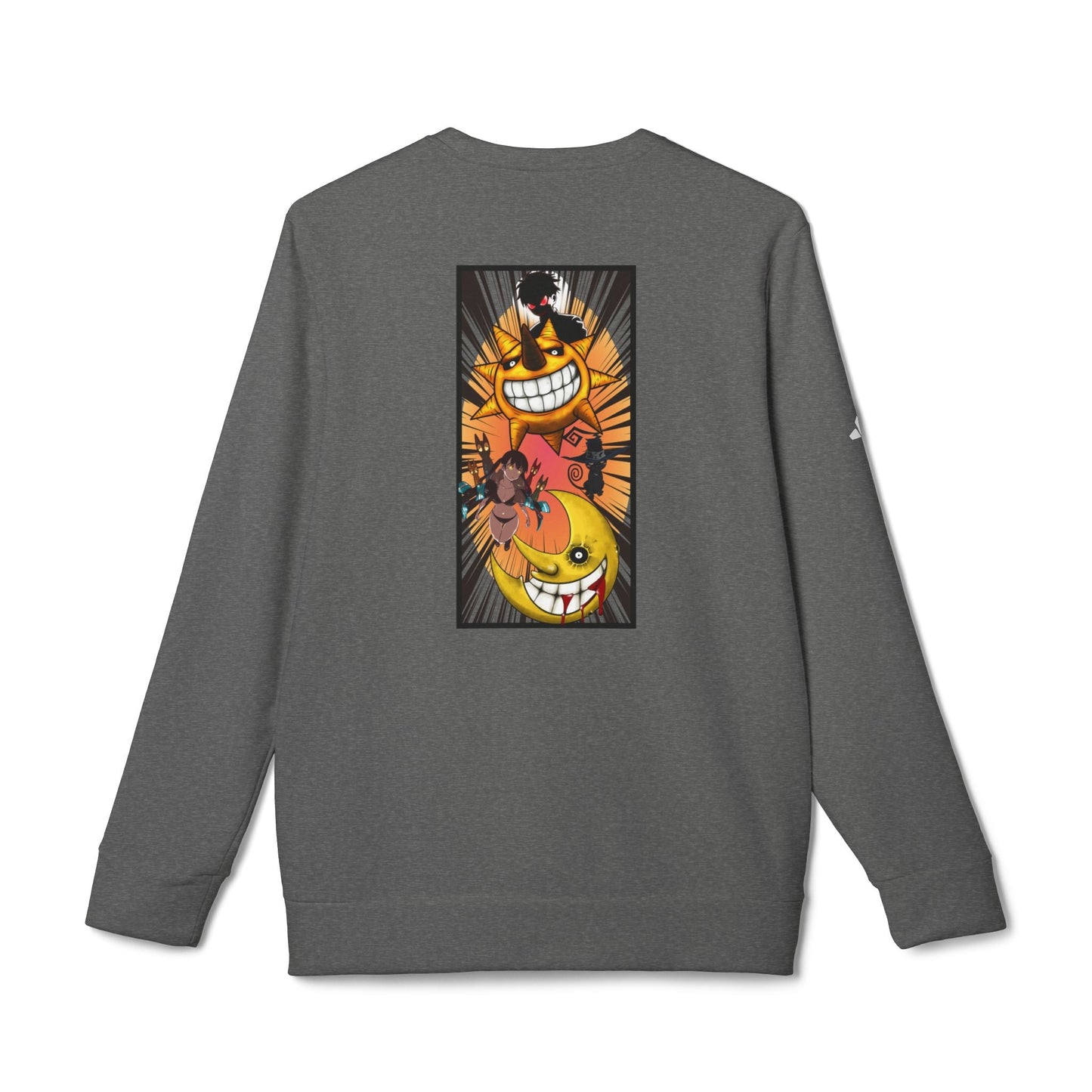 (Fire Force X Soul Eater) on Custom Addidas - Sweatshirt