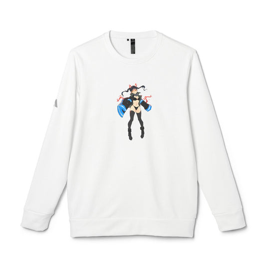 (Fire Force X Soul Eater) on Custom Addidas - White / XS - Sweatshirt